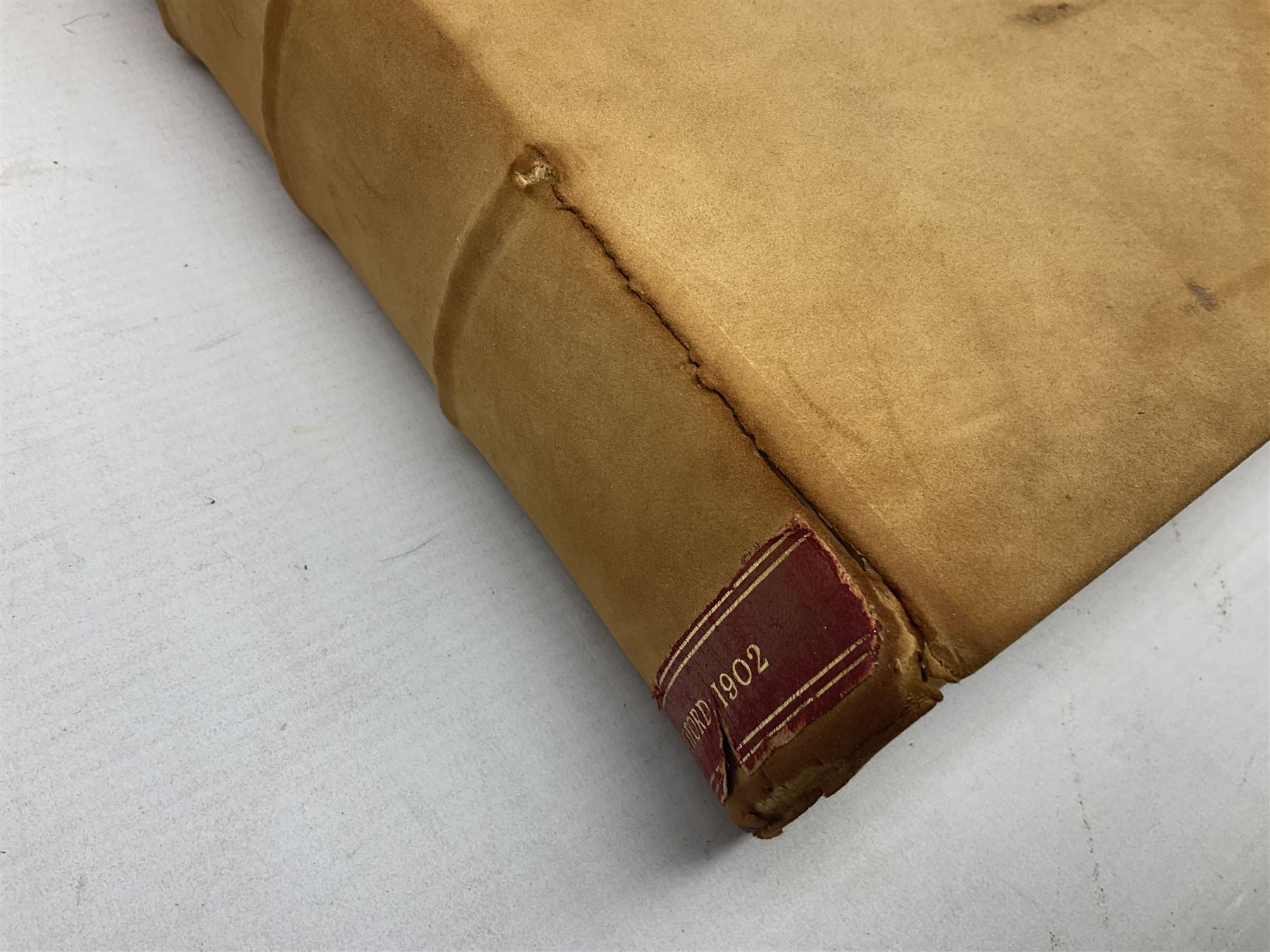 Shakespeare (William), Shakespeares Comedies, Histories, & Tragedies, 364/1000 signed by Sidney Lee, original ful reversed calf and ties, folio, Oxford, Clarendon Press, 1902