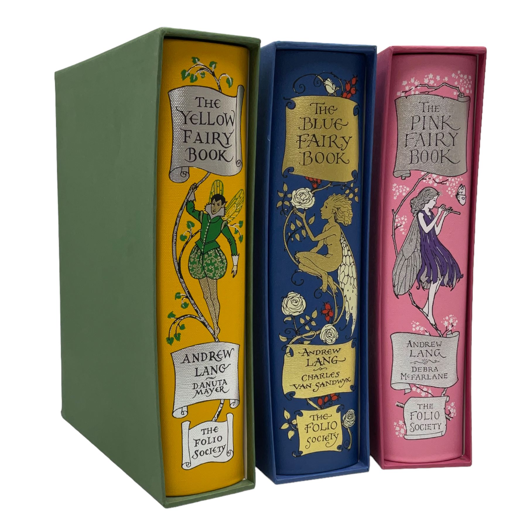 Folio Society; Three Fairy books by Lang Andrew, comprising Blue