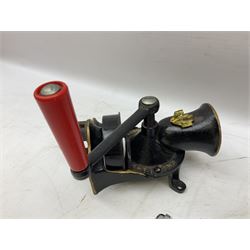 Spong & Co. no.3 table mounted coffee grinder and Ethos fetty pasta machine