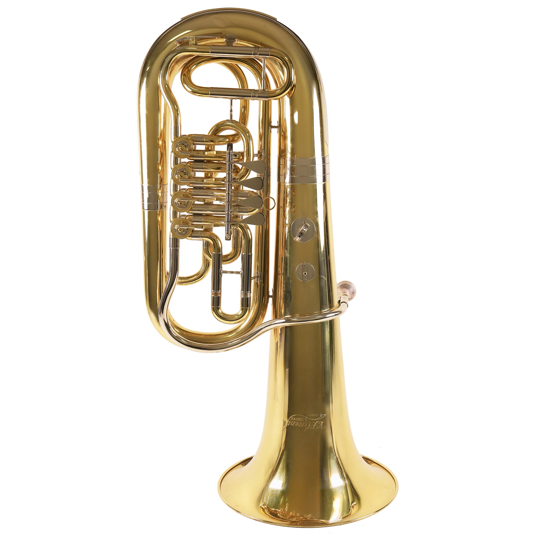 V.F Cerveny & Synove CEB 641 tuba, with Ritter carry case