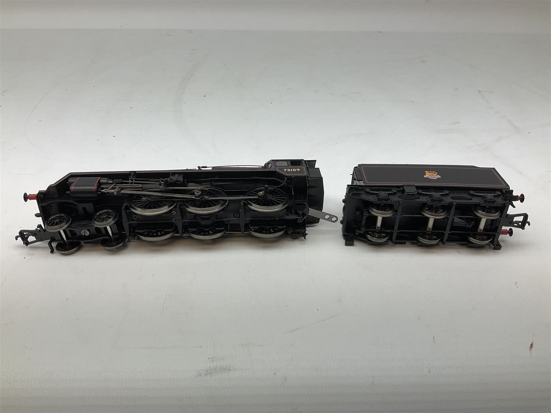 Bachmann Branch-Line '00' gauge - Class 5MT locomotive no.  73109, City Class 'City of London' locomotive no. 3439, Class 39 'La France' locomotive and Class D11 'The Lady of the Lake' no. 62690, all DCC ready (4)