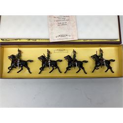 Britains - limited edition set of The 9th/12th Royal Lancers No.2897/5000; and four other Special Collectors Edition sets comprising 8807 The Empress of India's 21st Lancers; 8811 The Queen's Own 4th Huzzars; 8812 The Duke of Cambridge's Middlesex Yeomanry; and 8821 The Princess Charlotte of Wales's 5th Dragoon Guards; all boxed (5)
