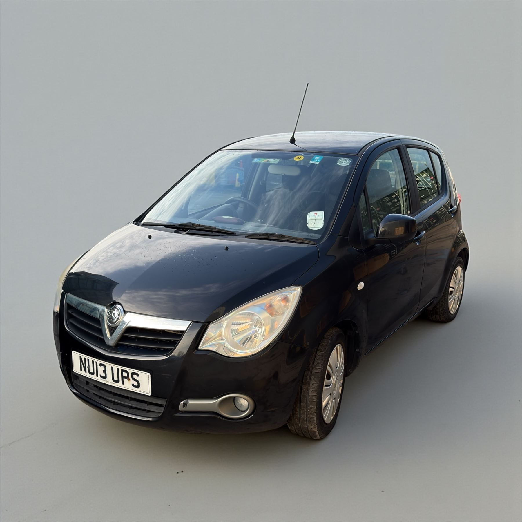 VAUXHALL AGILA HATCHBACK - 1.2 VVT ecoFLEX S 5dr, 2013, Black, Manual, 37600 Miles, (NU13 UPS)