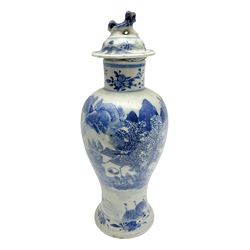 19th century Chinese Kangxi style blue a