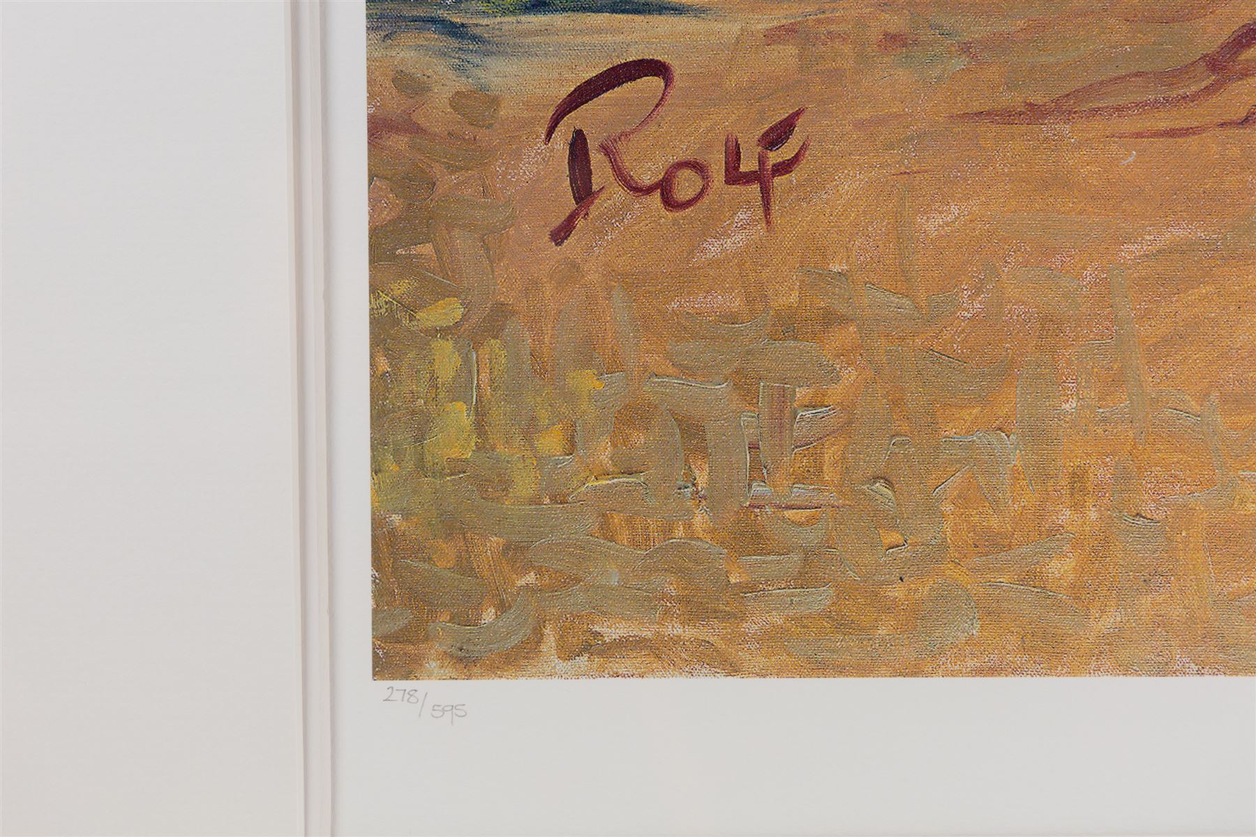 Rolf Harris (Australian 1930-): 'Sunrise - Taj Mahal' 'Rolf on Art - Monet' and 'Rolf on Art - Van Gogh', set of three limited edition giclee prints signed and numbered respectively, largest Sunflowers 66cm x 49cm (3)