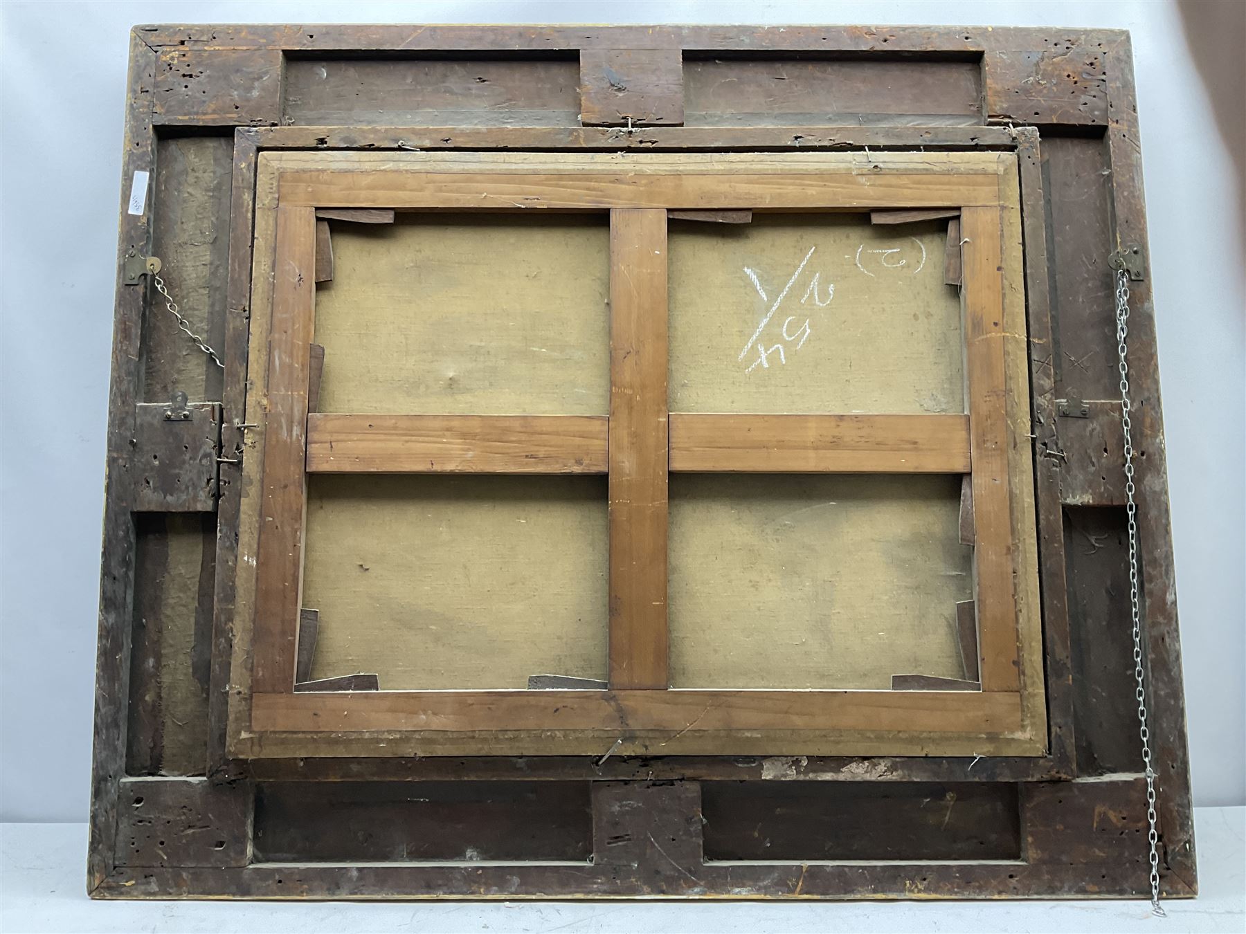 Dutch School (18th/19th century): Still Life of Flowers in a Vase, oil on canvas signed with monogram 90cm x 70cm