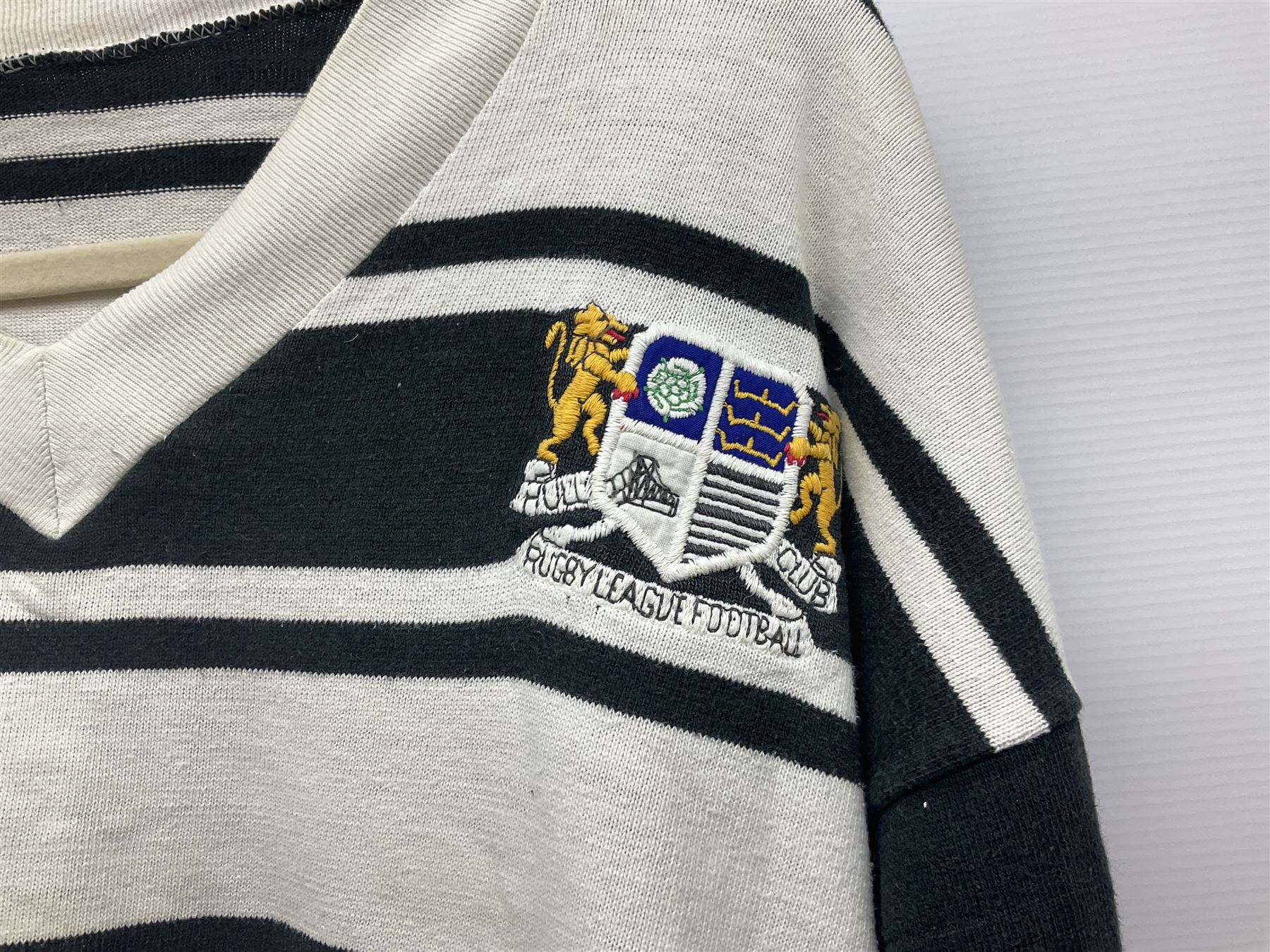 Five Hull Rugby League shirts, to include Hull FC and Hull Sharks examples