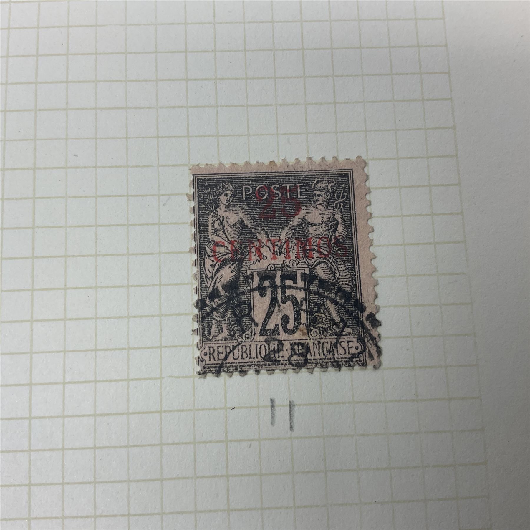 Stamps including British occupation of Italian Colonies overprints, French Morocco stamps with Tanger overprints, surcharges etc, housed in two albums