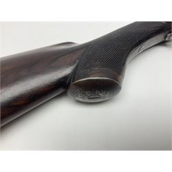 W.R. Pape Newcastle-upon-Tyne .297/250 Rook rifle, the 69cm (27