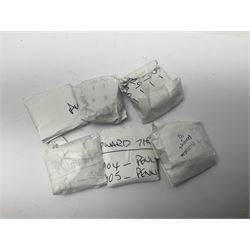 The Royal Mint United Kingdom 'Millennium' silver proof two coin set comprising 1999 and 2000 five pound coins, 2000 'The Queen Mother Centenary Year' silver proof crown, 2001silver proof one pound, 'Her Majesty The Queen Golden Jubilee 1952-2002' silver proof 2002 five pound coin and ten pound banknote set, all being cased with certificates, United Kingdom 1999 brilliant uncirculated coin collection in card folder, other commemorative coinage etc