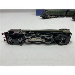 Hornby Dublo - 3-rail - Class A4 4-6-2 locomotive 'Mallard' No.60022 in BR green; in original box; and Duchess Class 4-6-2 locomotive 'Duchess of Montrose' No.46232 in BR matt green; in original plain blue box; with associated tender in plain blue box (3)