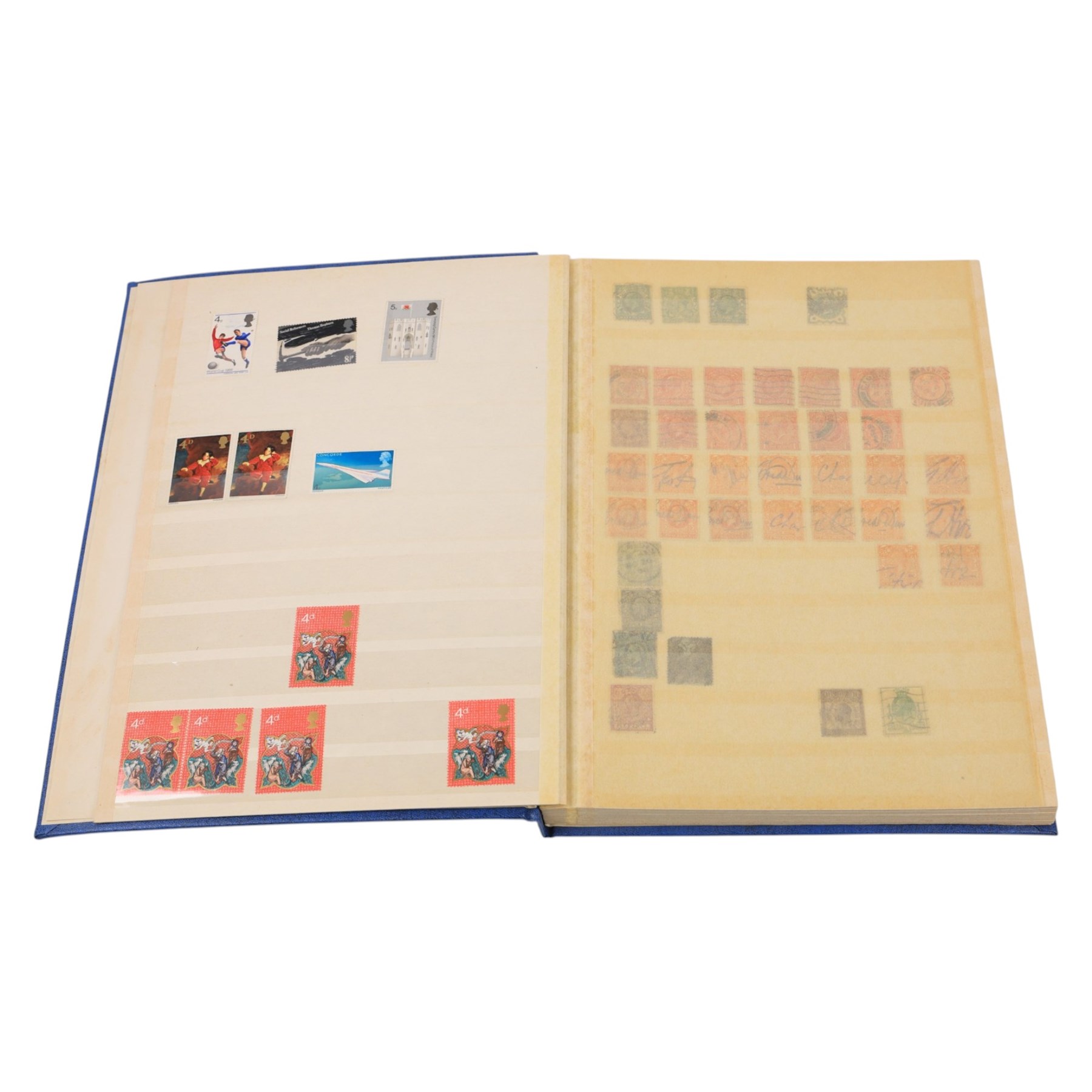 Great British and World stamps, in eight albums and loose