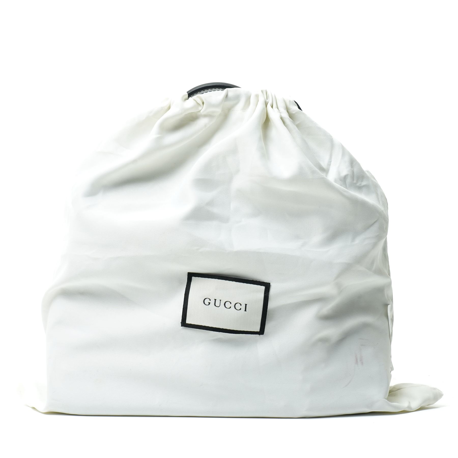 Gucci GG Marmont black matelassé leather top handle bag, made in Italy, with chevron quilted leather and heart motif to the reverse, antique gold-tone Double G front hardware, leather top handle and detachable chain shoulder strap with leather shoulder guard, front flap closure, suede-effect interior with zip pocket and leather logo tab stamped Gucci made in Italy, together with original Gucci dust bag and carrier, W27cm D11cm H20cm