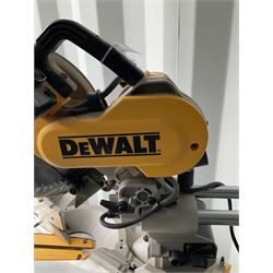 DeWalt DW717XPS, chop saw with table and extenders cut depth max 89cm - THIS LOT IS TO BE COLLECTED BY APPOINTMENT FROM DUGGLEBY STORAGE, GREAT HILL, EASTFIELD, SCARBOROUGH, YO11 3TX