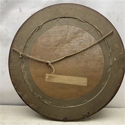 After William Henry Margetson (British 1861-1940): 'Flowers of the Field' and 'The Sea Hath its Pearls', pair of circular prints in matching frames, prints 50cm x 50cm, frames overall 67.5cm x 67.5cm (2)