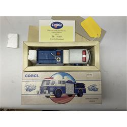 Corgi Classics - nine die-cast commercial vehicles comprising 97370; 98451; 97323; 97322; 97932; 97366; 97367; 97371; and 97368; all boxed (9)