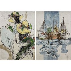 Bernard Dufour (French 1922-2016): Two L