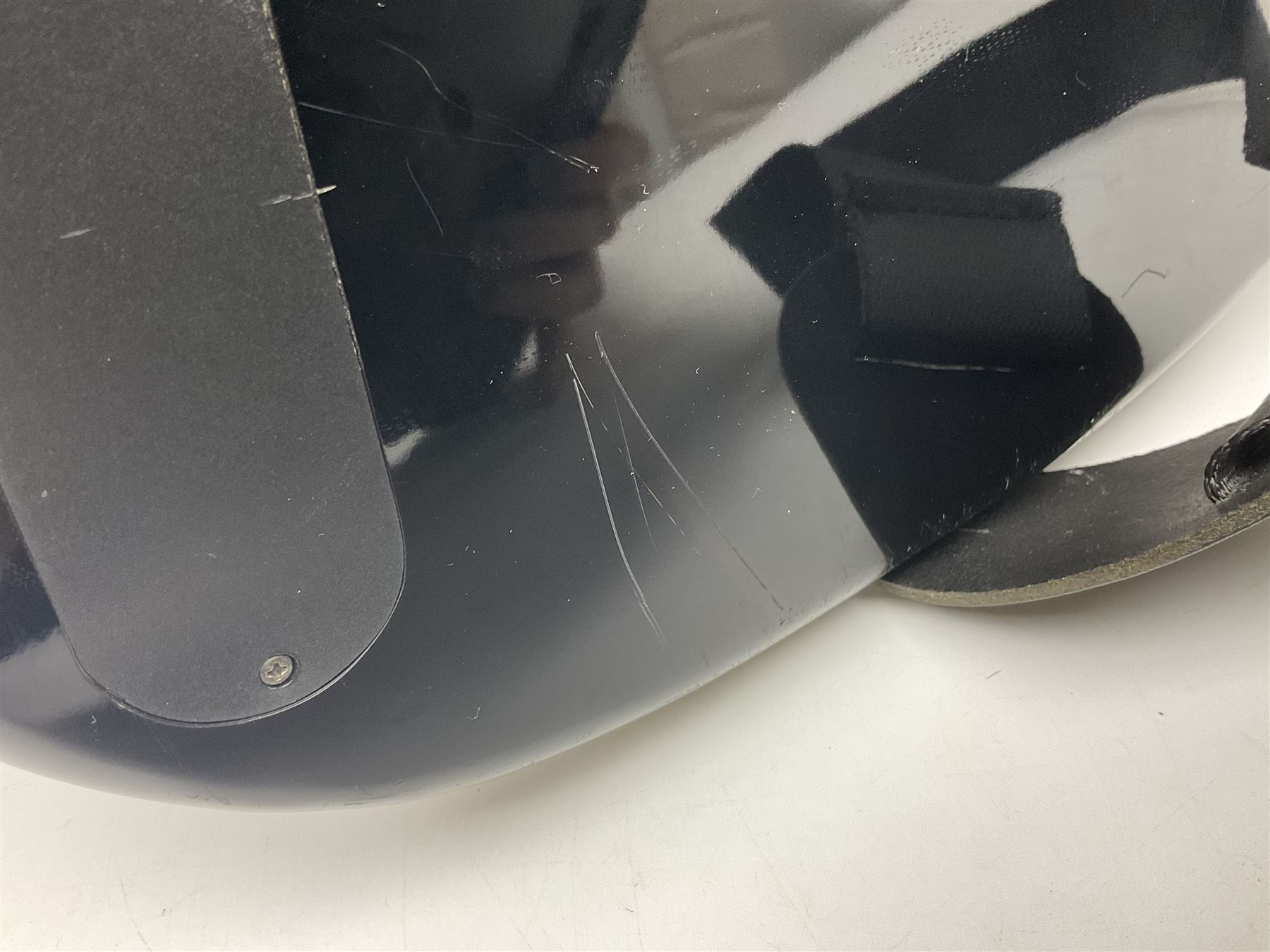 Encore black electric cut-away guitar L96cm; and Spanish Victor Garcia model 187 acoustic guitar, bears label dated 1972 L99cm; each in soft carrying case (2)