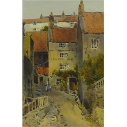  Arthur Tucker (British 1864-1929): 'The Laurel Inn' Robin Hoods Bay, watercolour signed 35cm x 24cm  