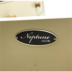 Neptune Furniture - Chichester oak and cream painted sideboard, two drawers over two double cupboards, bracket feet