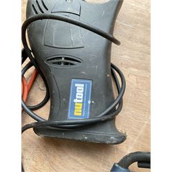 Set of four electric reciprocating saws with maintenance kit, DeWalt DW390, Black and Decker BD380 and Nutool - THIS LOT IS TO BE COLLECTED BY APPOINTMENT FROM DUGGLEBY STORAGE, GREAT HILL, EASTFIELD, SCARBOROUGH, YO11 3TX