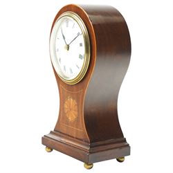 Edwardian “balloon” table clock with a quartz movement.