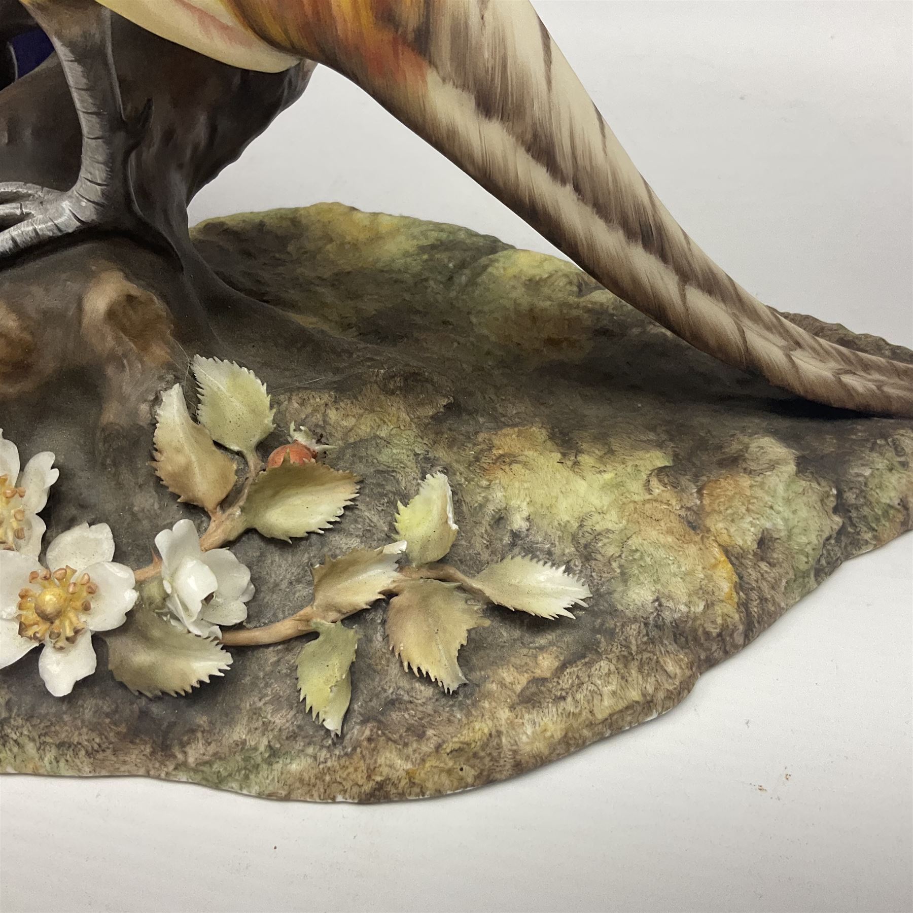 Royal Crown Derby Pheasant, signed by artist Lyndsey Selley, in original box, H38cm 