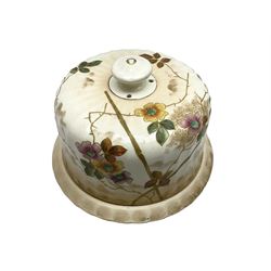 Royal Bonn Franz Anton Mehlem cheese dome and stand, H16cm
