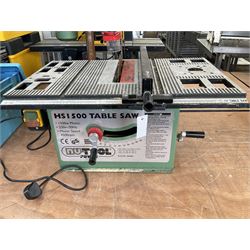 Nutool HS1500 Table saw  - THIS LOT IS TO BE COLLECTED BY APPOINTMENT FROM DUGGLEBY STORAGE, GREAT HILL, EASTFIELD, SCARBOROUGH, YO11 3TX