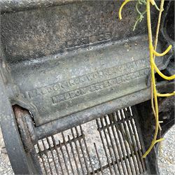 Early cast-iron agricultural milling machine - THIS LOT IS TO BE COLLECTED BY APPOINTMENT FROM DUGGLEBY STORAGE, GREAT HILL, EASTFIELD, SCARBOROUGH, YO11 3TX