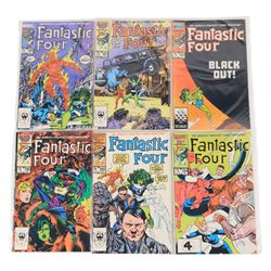 Seventy-two Marvel Bronze Age and later 'Fantastic Four' comic books, spanning years 1983-1990, comprising a continuous run of issues #261 - #328, and #335, #339 and #346