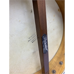  Windsor Popular Model 3 five-string banjo, impressed mark and maker's label and retailer's plaque for 'Leonard Dews 10 Euston Street also 43 Market Street, Blackpool', L89cm, in carrying case  