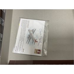 Corgi - Aviation Archive, eleven ‘Classic Propliners’ 1:144 scale models comprising Vickers Viscount models; 47601 700 Series British European Airways; 47602 Parcelforce; 47603 Continental Airlines; 47604 800 Series Lufthansa; 47605 700 Series British Eagle no.391/2900; 47606 806 Virgin Atlantic Airways; 47607 802 British European Airways; 47608 806 British Airways no.985/3000; 47609 836 British Midland Airways no.1530/2500; AA30501 800 Aer Lingus no.651/2100; AA30503 800 British Air Ferries no. 1131/2100; all boxed (11) 