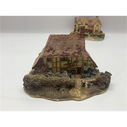 Twelve Lilliput Lanes, including the full Helen Allingham Collection, Chalfont St  Giles, Midhurst, Great Wishford and Witley and from the Blaise Hamlet Classics Collection, Circular Cottage, Dial Cottage, Double Cottage etc, all with original boxes 