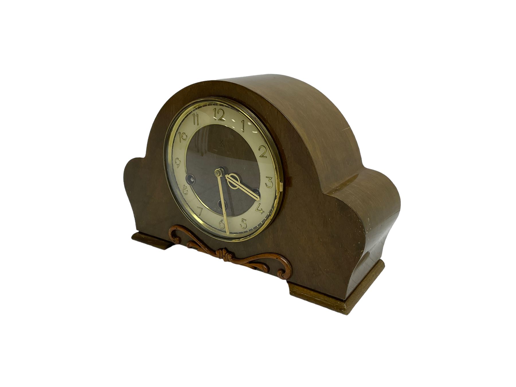 1950s German Westminster chime mantle clock