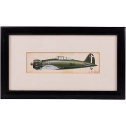 John Batchelor (British 1936-2019): Aircraft Studies, set of eleven gouaches variously signed and inscribed, max 35cm x 52cm (11)