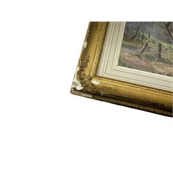 Florence Lockwood (British 1861-1937): Cottage in the Woods, watercolour signed 23cm x 31cm
Notes: Florence Lockwood was a notable suffragette