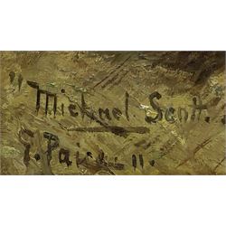 George Paice (British 1854-1925): 'Michael Scott' Portrait of a Hunter, oil on canvas signed titled and dated '11, 34cm x 44cm
Provenance: private collection; with David Duggleby Ltd. 26th November 2012 Lot 47 painted for the previous vendor's family