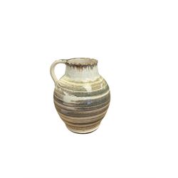 Barbara Cass (1921-1992) studio pottery jug, H22cm