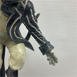 Rachel Talbot (British 1980-), Water Meadow Merriment, limited edition bronze sculpture, modelled as a hare in boating attire, upon a polished marble base, H37cm