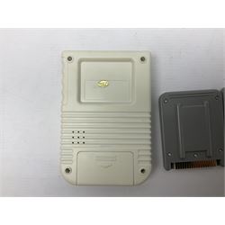 Collection of retro handheld games, including Nintendo Game & Watch ‘Snoopy Tennis’ (1982) and ‘Squish’ (1986) both with instruction booklets, Casio CG-600 ‘Star Invader’ with box, 3 in 1 LCD cartridge game including ‘Soccer’, ‘Invader’ and ‘Bomb Finder’ games, and two Grandstand ‘Pinball Wizard’ (1988) games, both with original boxes