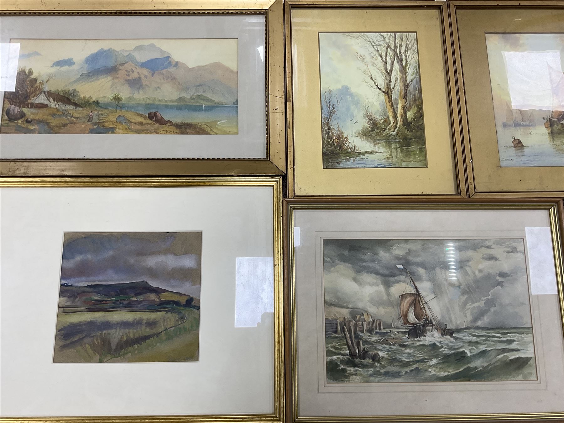 Collection of principally early 20th century watercolours, artists including George Sykes, David James Carr, W Hamilton Booth, Kate Patterson, C Maurice, J Russell, etc