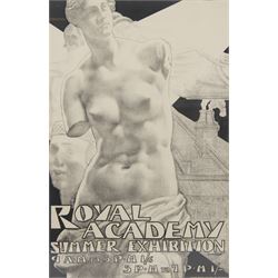 After Laura Knight (British 1877-1970): 'Royal Academy Summer Exhibition', monochrome post...