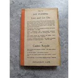 Fleming, Ian - James Bond 'Moonraker' first edition state B, with shoot spelling correction on page 10, original black cloth with silver titles, with orange and yellow flame dust jacket, pub. Jonathan Cape, London 1955