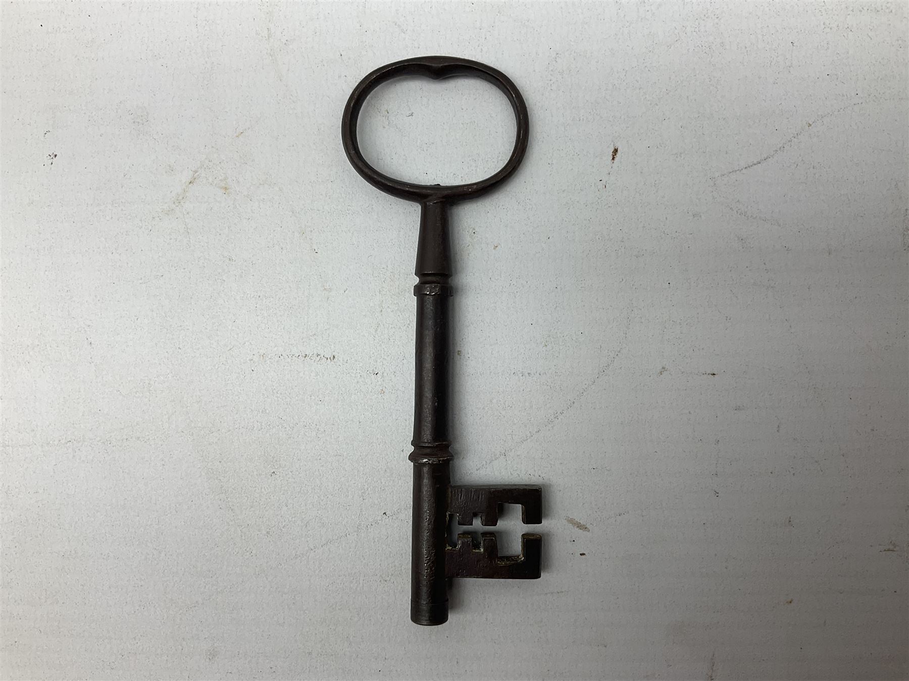 Military interest - Pair of SOE wire cutters by H Brindley; Needle dagger with triform blade 15.5cm; Iron key with secret message compartment; ‘Pill box’ telescope; Wire cutters; Field Engineering and Mine Warware pamphlet No. 7, Booby Traps (6)