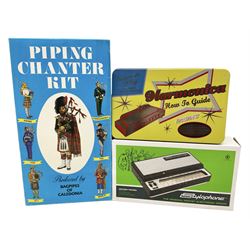 Bagpipes of Caledonia Piping Chanter Kit; Dubreq Stylophone - Pocket Electronic Organ; and Robert Frederick Harmonica; all boxed with instructions (3)