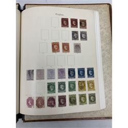 Ceylon Queen Victoria and later stamps, including various 1855-58 imperf issues, overprints, King Edward VII values including unused examples, 1935 Silver Jubilee issues etc, housed in an album