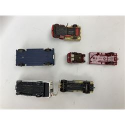 Dinky - twelve unboxed and playworn/repainted die-cast commercial vehicles including Hindle Smart Helecs, two Bedford tipper trucks, Dodge tipper truck, two Commer breakdown trucks, Brinks Armoured Car, Bedford Refuse wagon etc (12)