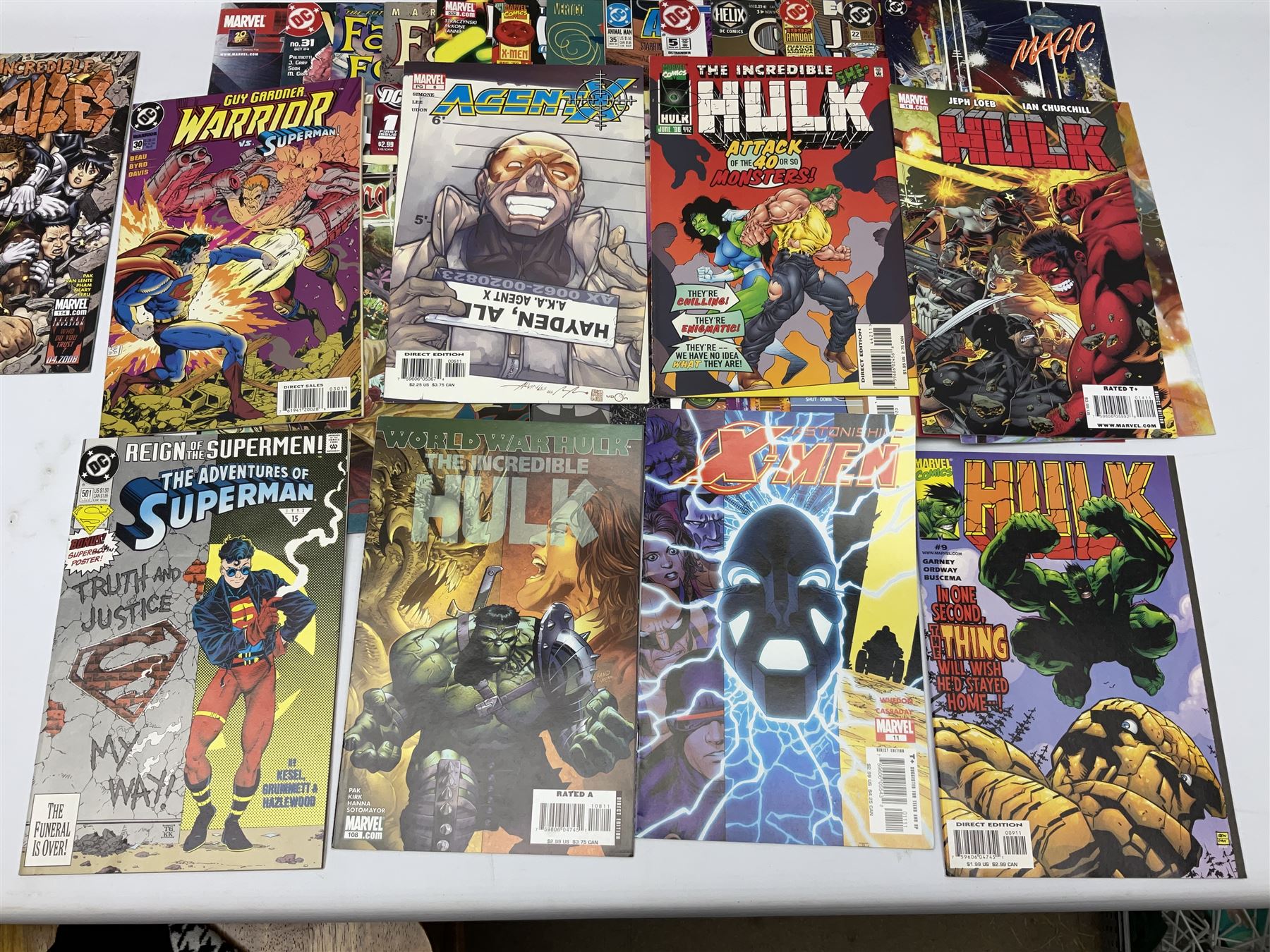 Mixed collection of Marvel, DC and Vertigo (1983-2012) comics, including Marvel Point One (2012) no.1 and Hawkman (1994) no.9 (51) 