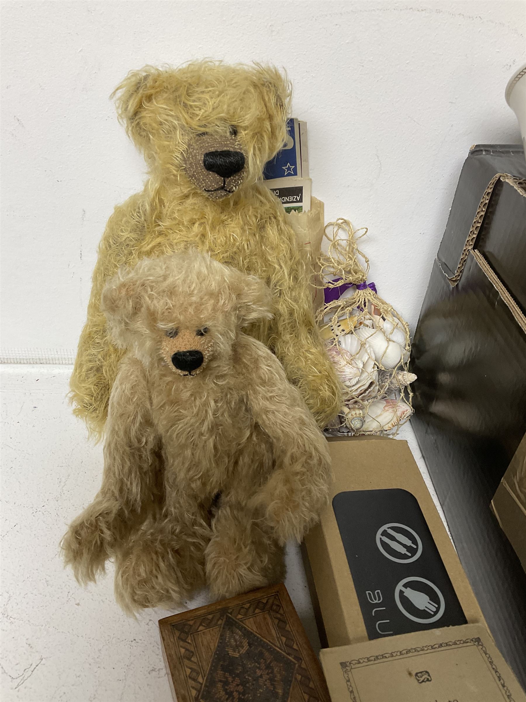 Two World of Razz bears, together with collection of ephemera, games and other collectables  